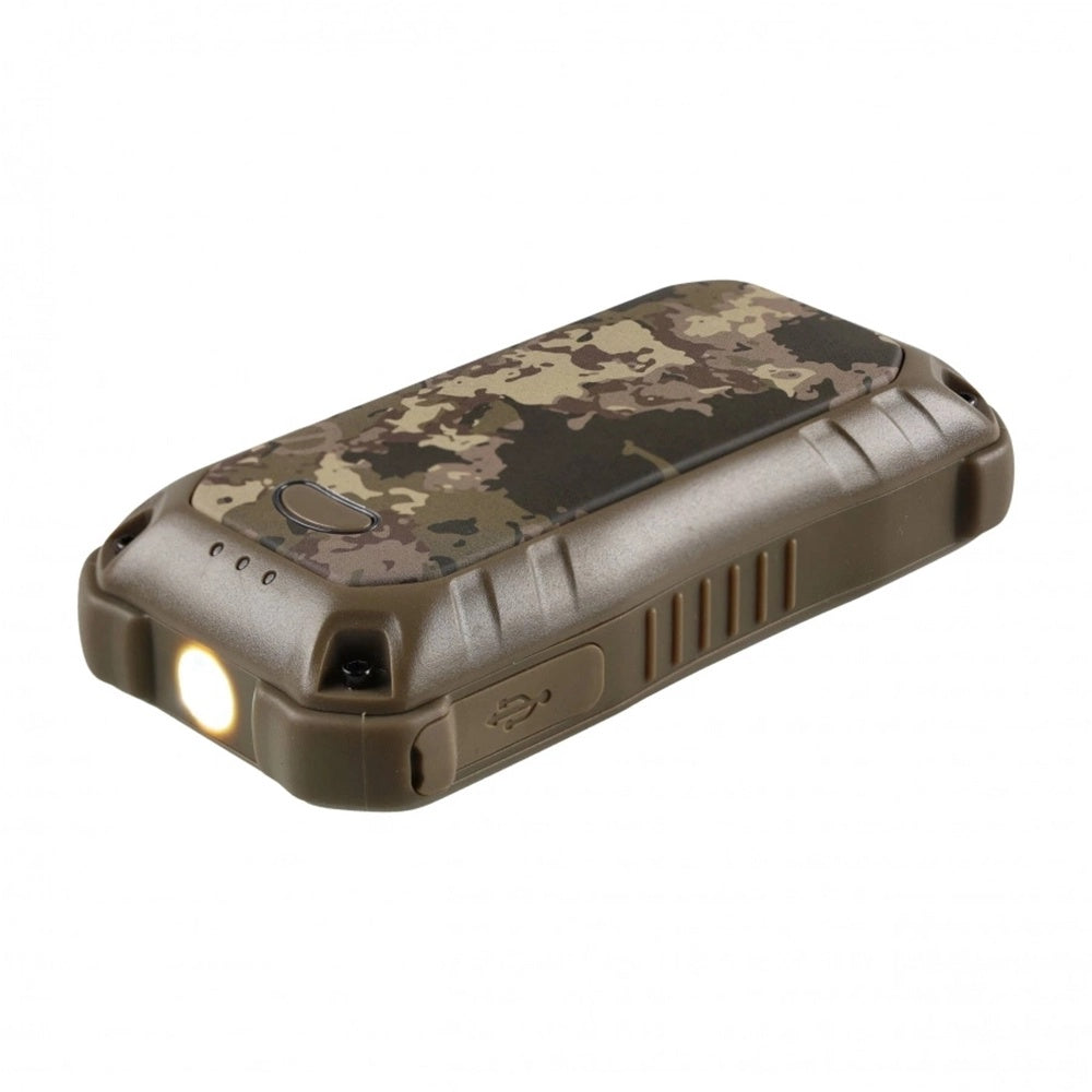 Ocoopa - Hand Warmer UT4 Extreme (UT3201-MC-GN) - with Power Bank, Built-in Flashlight, IP56, Type-C, 10000mAh - Camoufl