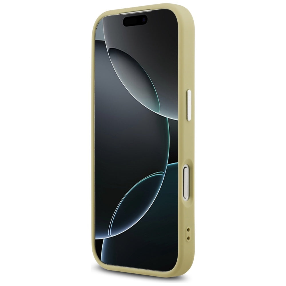 Guess - Glitter Triangle Logo MagSafe (GUHMP17LPFGTSCMD) - iPhone 17 Pro - Gold