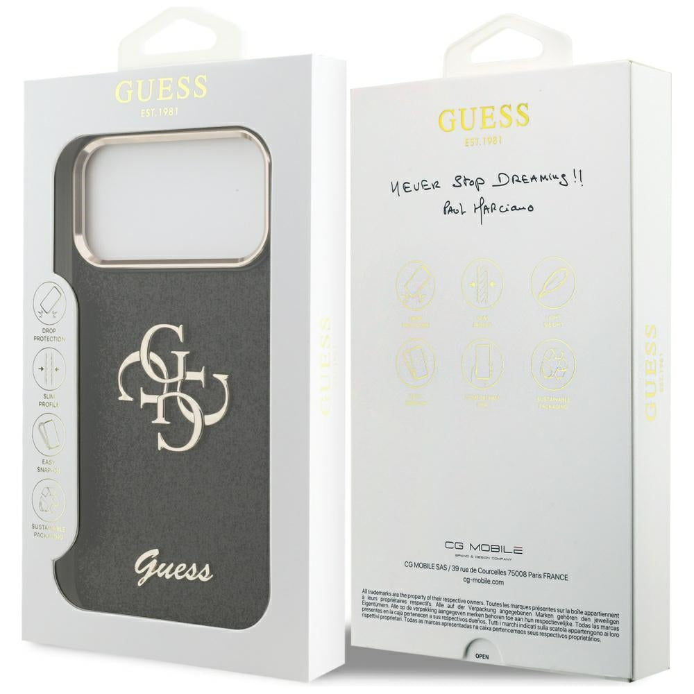 Husa de protectie Guess compatibil cu iPhone 17 Pro Max, Negru