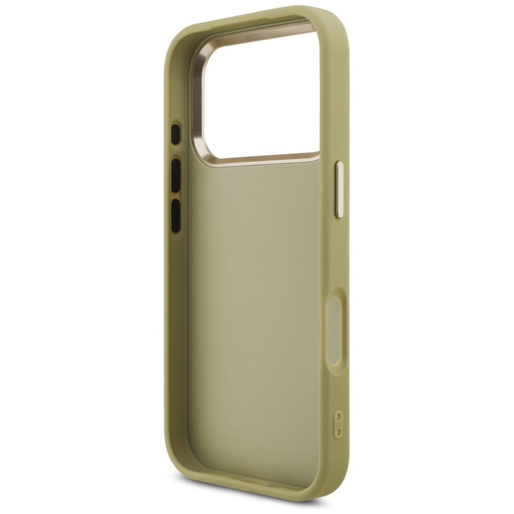 Guess - Fixed Glitter Big 4G Metal Frame (GUHCP17LHG4SGCD) - iPhone 17 Pro - Gold