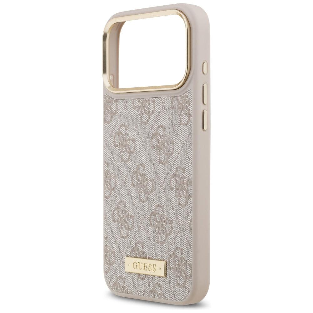 Husa de protectie Guess Hardcase 4G compatibil cu iPhone 17 Pro Max, Roz