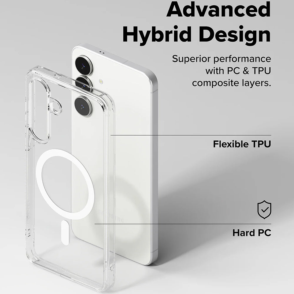 Ringke - Fusion MagSafe - Samsung Galaxy S25 FE - Clear