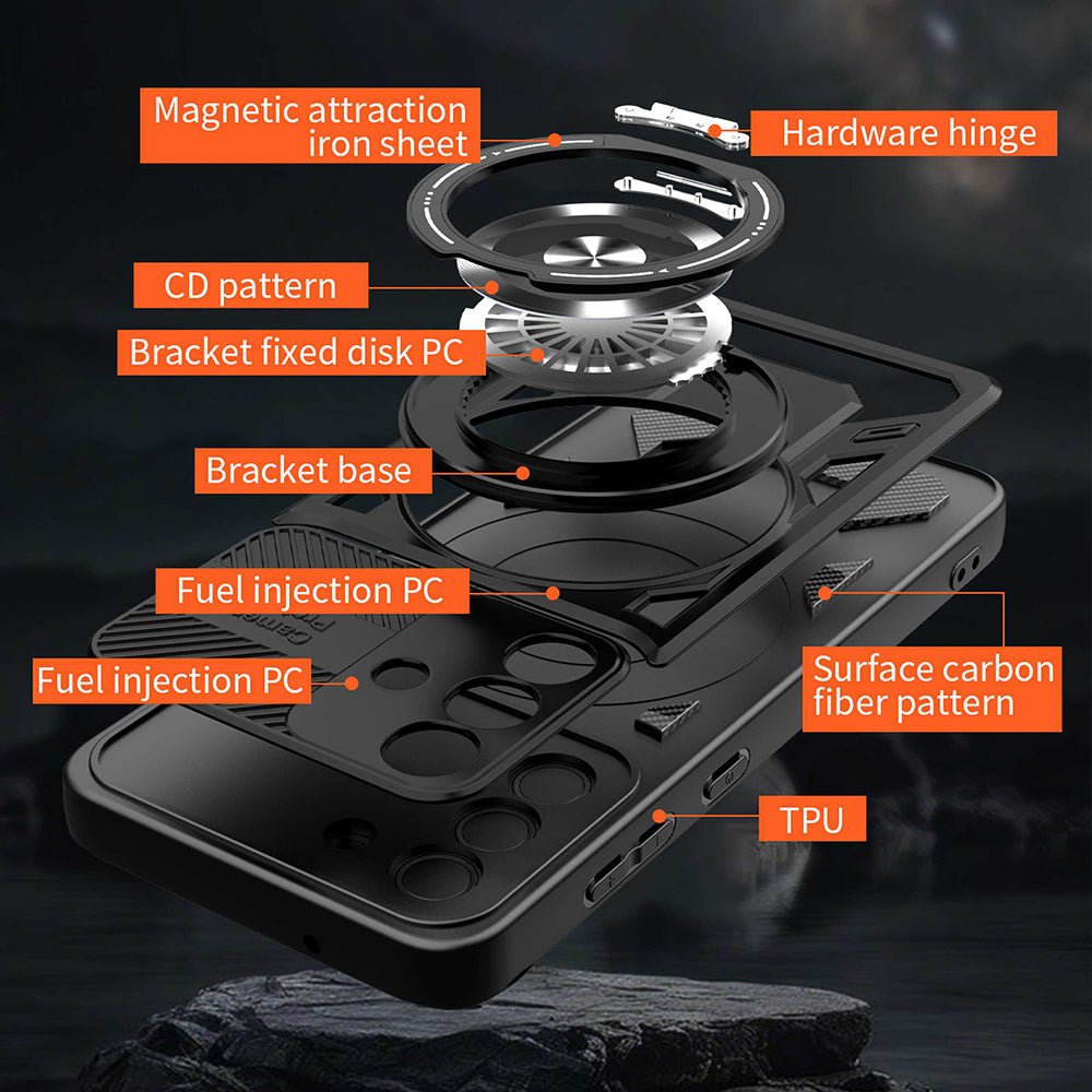 Techsuit - RuggedCam - Samsung Galaxy A17 5G / A17 4G / M17 / F17 - Purple