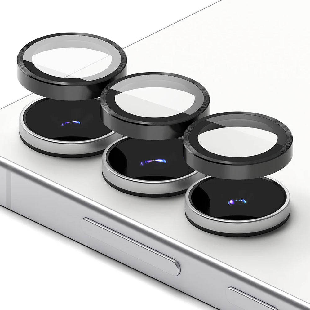 Ringke - Camera Lens Frame Glass (2 pack) - Samsung Galaxy S25 FE - Black