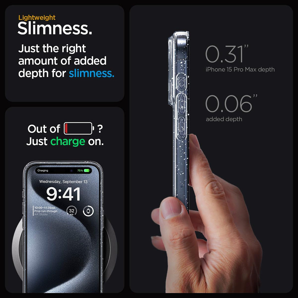 Techsuit - SparkleSkin Series - Samsung Galaxy A17 5G / A17 4G / M17 / F17 - Clear