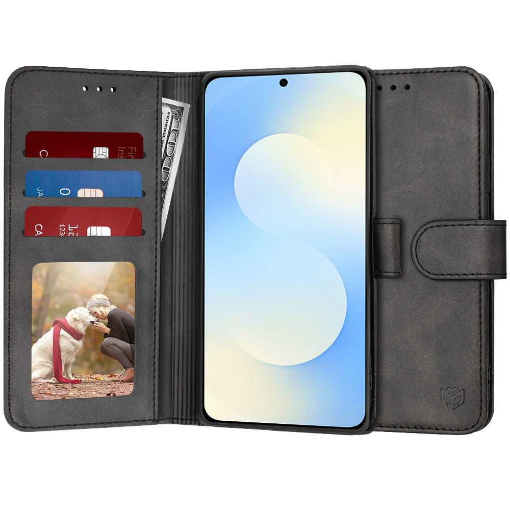 Techsuit - Diary Book - Samsung Galaxy S25 FE - Black