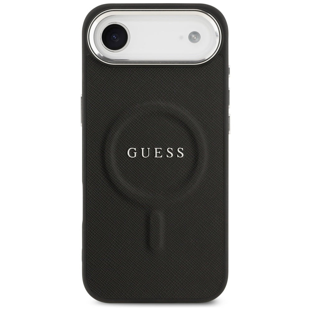 Husa pentru iPhone 17 Air - Guess Hardcase Classic Logo MagSafe (GUHMP17MPSAREGSK) - Black