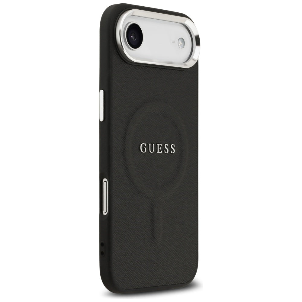Husa pentru iPhone 17 Air - Guess Hardcase Classic Logo MagSafe (GUHMP17MPSAREGSK) - Black