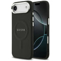 Husa pentru iPhone 17 Air - Guess Hardcase Classic Logo MagSafe (GUHMP17MPSAREGSK) - Black