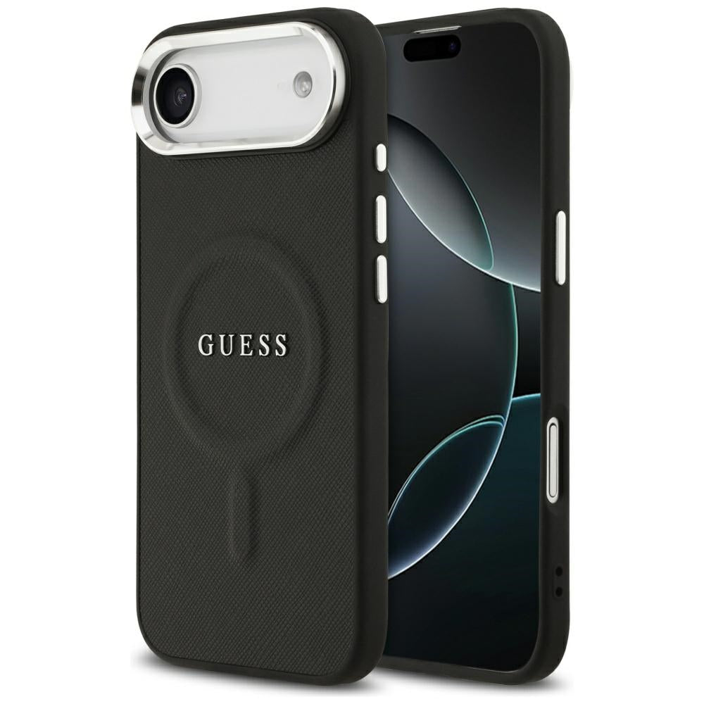 Husa pentru iPhone 17 Air - Guess Hardcase Classic Logo MagSafe (GUHMP17MPSAREGSK) - Black