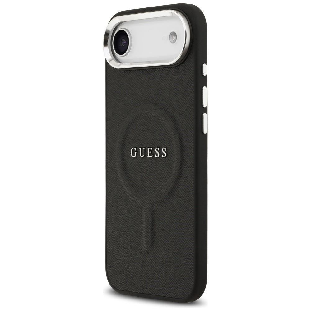 Husa pentru iPhone 17 Air - Guess Hardcase Classic Logo MagSafe (GUHMP17MPSAREGSK) - Black