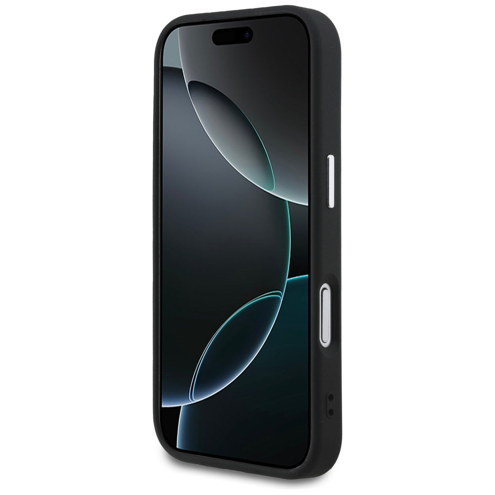 Husa pentru iPhone 17 Pro - Guess Hardcase Classic Logo MagSafe (GUHMP17LPSAREGSK) - Black