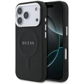 Husa pentru iPhone 17 Pro - Guess Hardcase Classic Logo MagSafe (GUHMP17LPSAREGSK) - Black