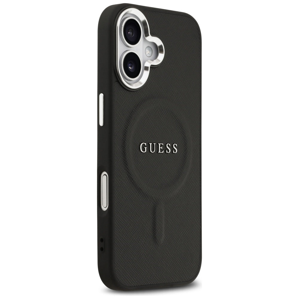 Husa pentru iPhone 17 - Guess Hardcase Classic Logo MagSafe (GUHMP17SPSAREGSK) - Black