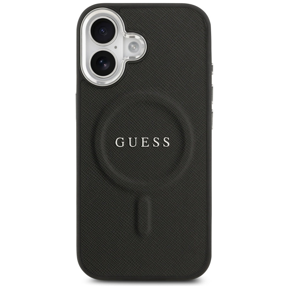 Husa pentru iPhone 17 - Guess Hardcase Classic Logo MagSafe (GUHMP17SPSAREGSK) - Black