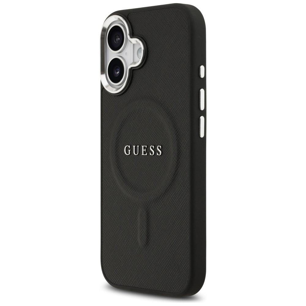 Husa pentru iPhone 17 - Guess Hardcase Classic Logo MagSafe (GUHMP17SPSAREGSK) - Black