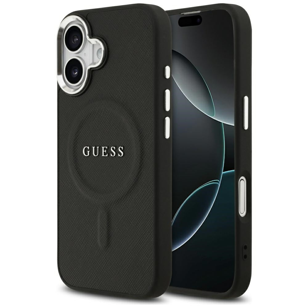 Husa pentru iPhone 17 - Guess Hardcase Classic Logo MagSafe (GUHMP17SPSAREGSK) - Black