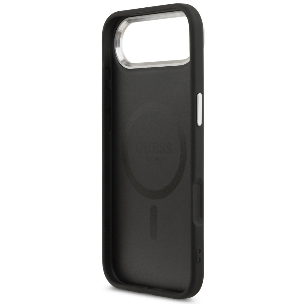 Husa pentru iPhone 17 Air - Guess Hardcase Triangle Logo MagSafe (GUHMP17MPSDTSCMK) - Black