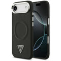 Husa pentru iPhone 17 Air - Guess Hardcase Triangle Logo MagSafe (GUHMP17MPSDTSCMK) - Black