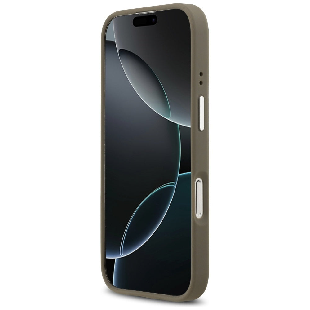 Guess - Hardcase Grained Big 4G Classic Logo (GUHCP17SPG4SMCEW) - iPhone 17 - Brown