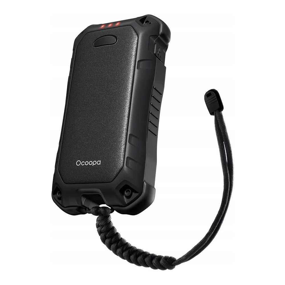 Ocoopa - Hand Warmer UT4 Extreme (UT3201-BK-BK) - with Power Bank, Built-in Flashlight, IP56, Type-C, 2x 5000mAh - Black