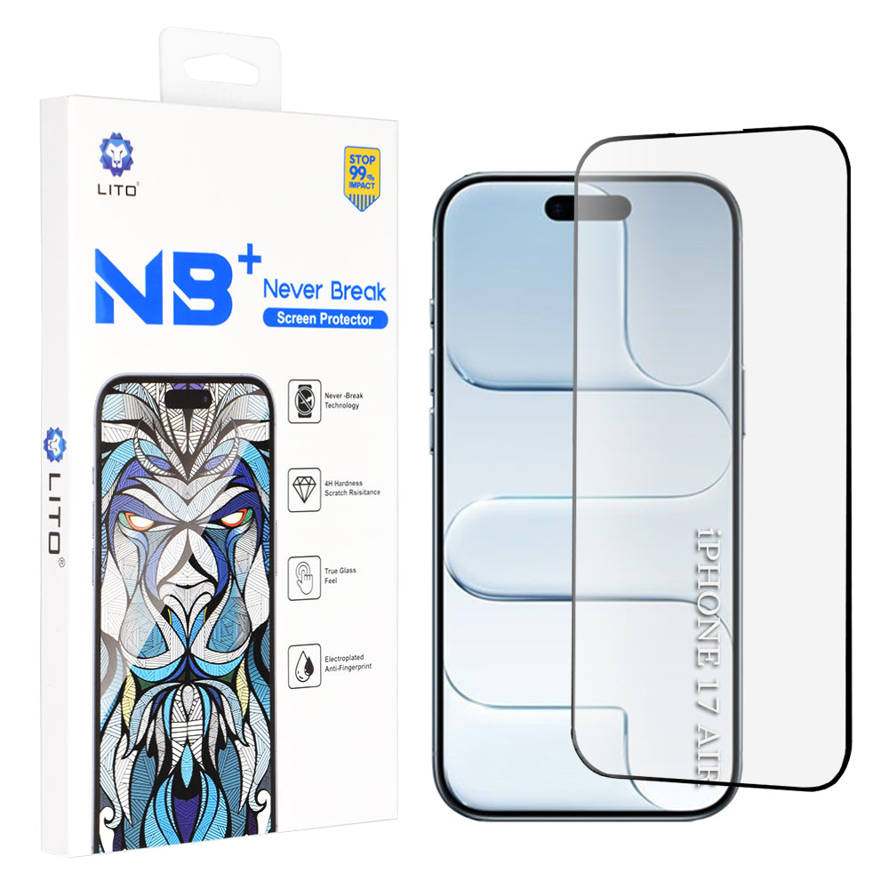 Lito - NB Screen Protector - iPhone 17 Air - Black