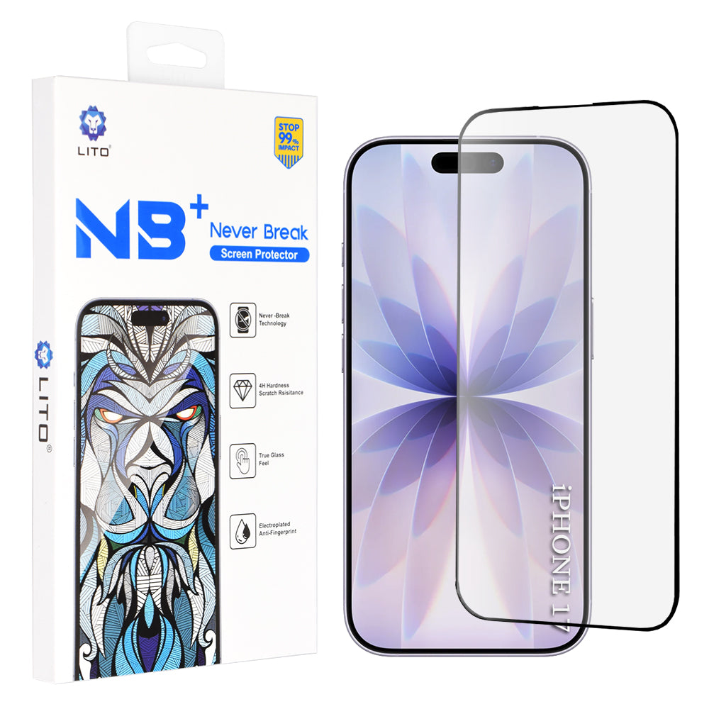 Lito - NB Screen Protector - iPhone 17 / iPhone 16 Pro - Black