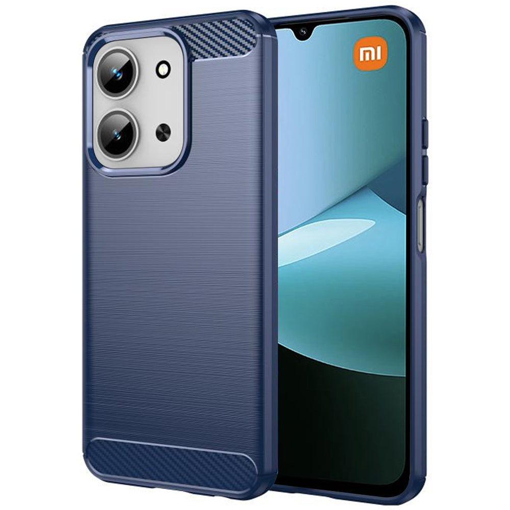 Techsuit - Carbon Silicone - Xiaomi Redmi 15C 4G / Redmi 15C 5G / Poco C85 4G - Blue
