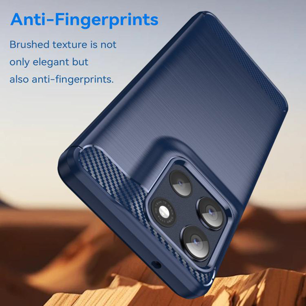 TechSuit Husa de protectie Techsuit Carbon Silicone compatibil cu Motorola Moto G86, Albastru – imagine 5