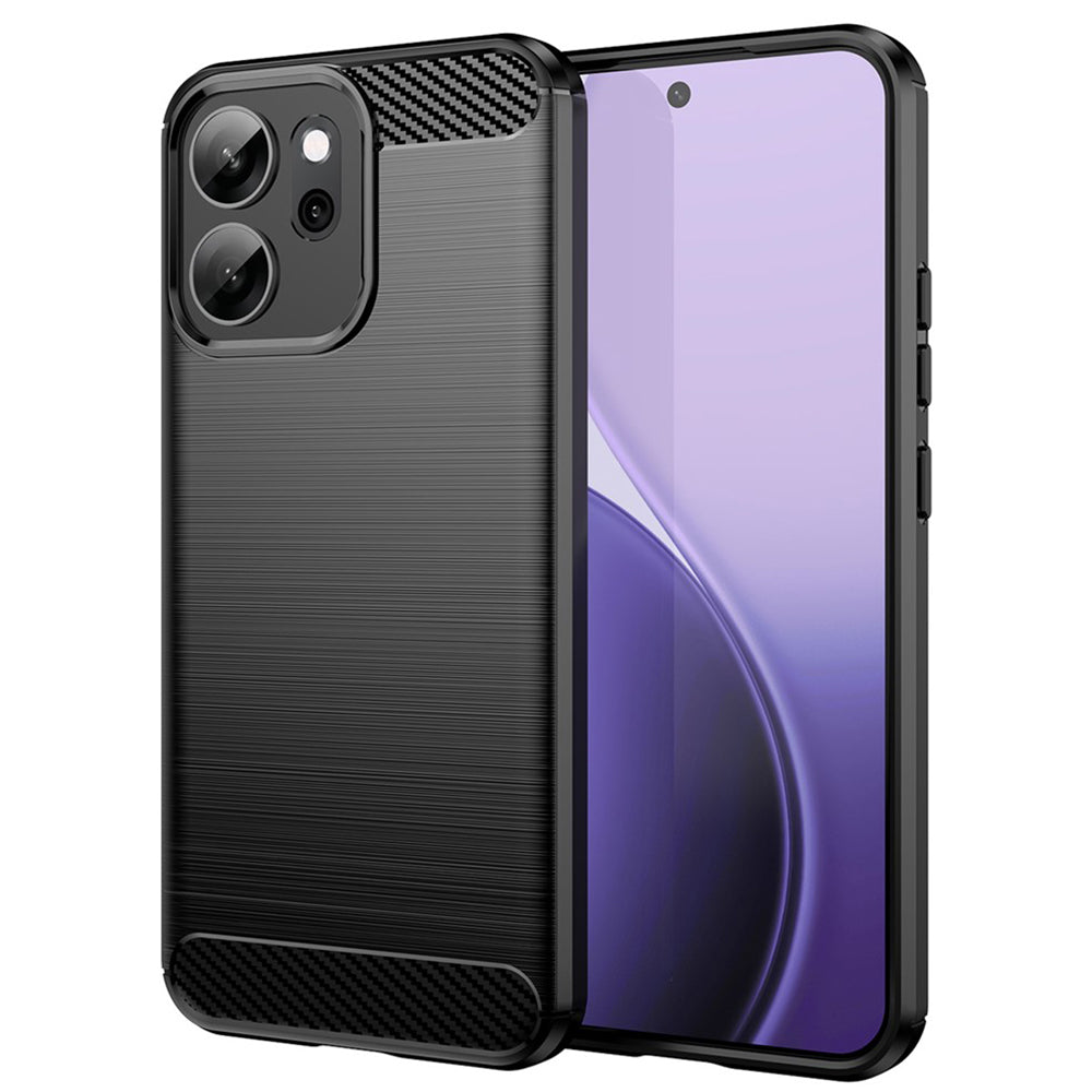 Techsuit - Carbon Silicone - Oppo Reno14 F / Reno14 FS 5G - Black