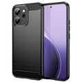 Techsuit - Carbon Silicone - Oppo Reno14 F / Reno14 FS 5G - Black