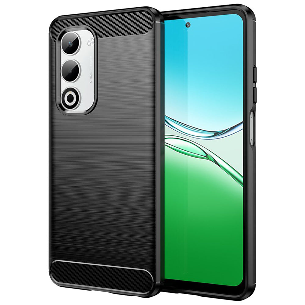 Techsuit - Carbon Silicone - Oppo A5 4G / A5 5G - Black