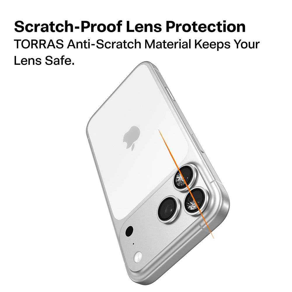 Torras - Lensguard Camera Protector - iPhone 17 - Black