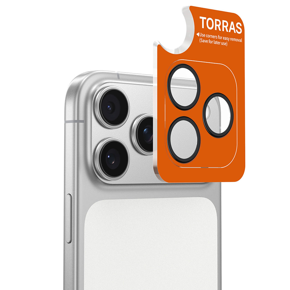 Torras - Lensguard Camera Protector - iPhone 17 Pro - Black