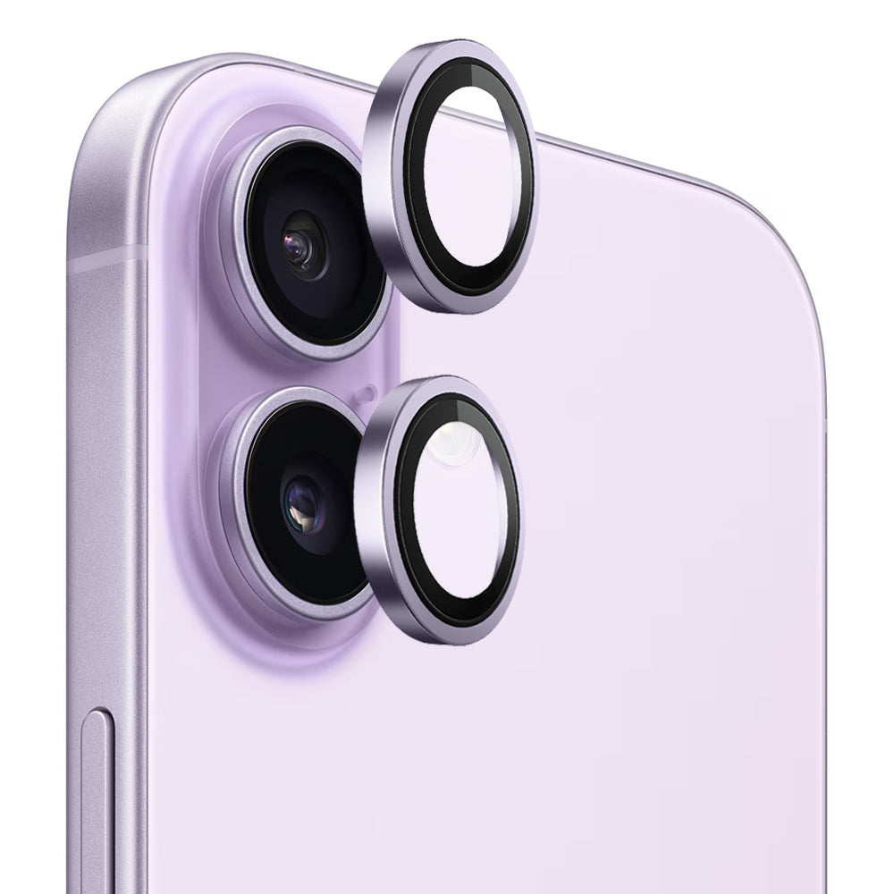 Blueo Folie de protectie Blueo Original Metal Frame Lens Glass compatibil cu iPhone 17, Mov