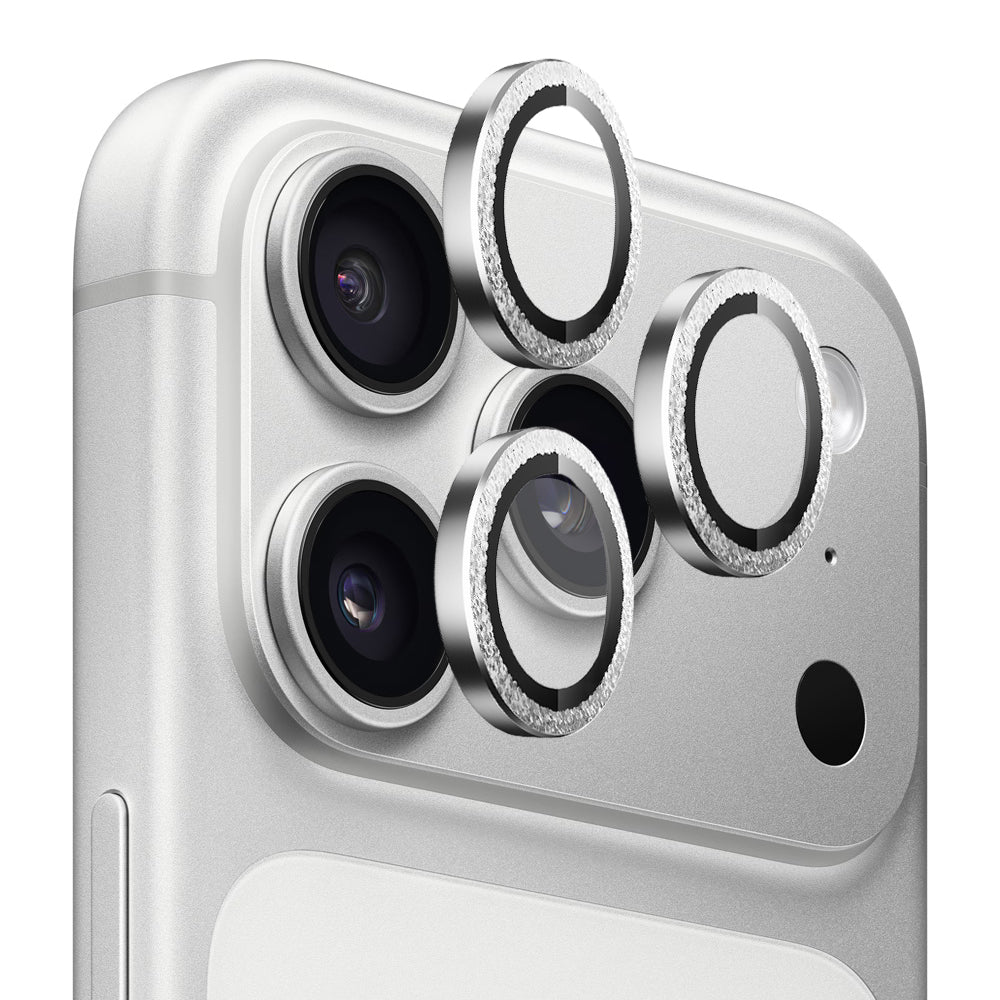 Blueo Folie de protectie Blueo Original Metal Frame Lens Glass compatibil cu iPhone 17 Pro / iPhone 17 Pro Max, Argintiu