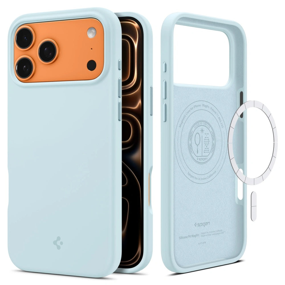 Spigen - Silicone Fit MagSafe (ACS10273) - iPhone 17 Pro Max - Mute Blue
