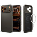 Spigen Husa de protectie Spigen Thin Fit MagSafe (ACS10341) compatibil cu iPhone 17 Pro, Gunmetal