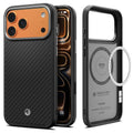 Spigen - Enzo Aramid "T" MagSafe (ACS09958) - iPhone 17 Pro - Black / Silver