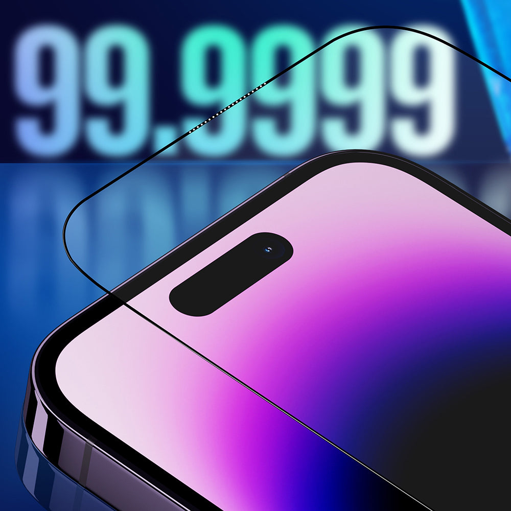 Blueo - Premium Sapphire Non Breaking / Scratching 9H Glass - iPhone 16 Pro / iPhone 17 / iPhone 17 Pro - Privacy