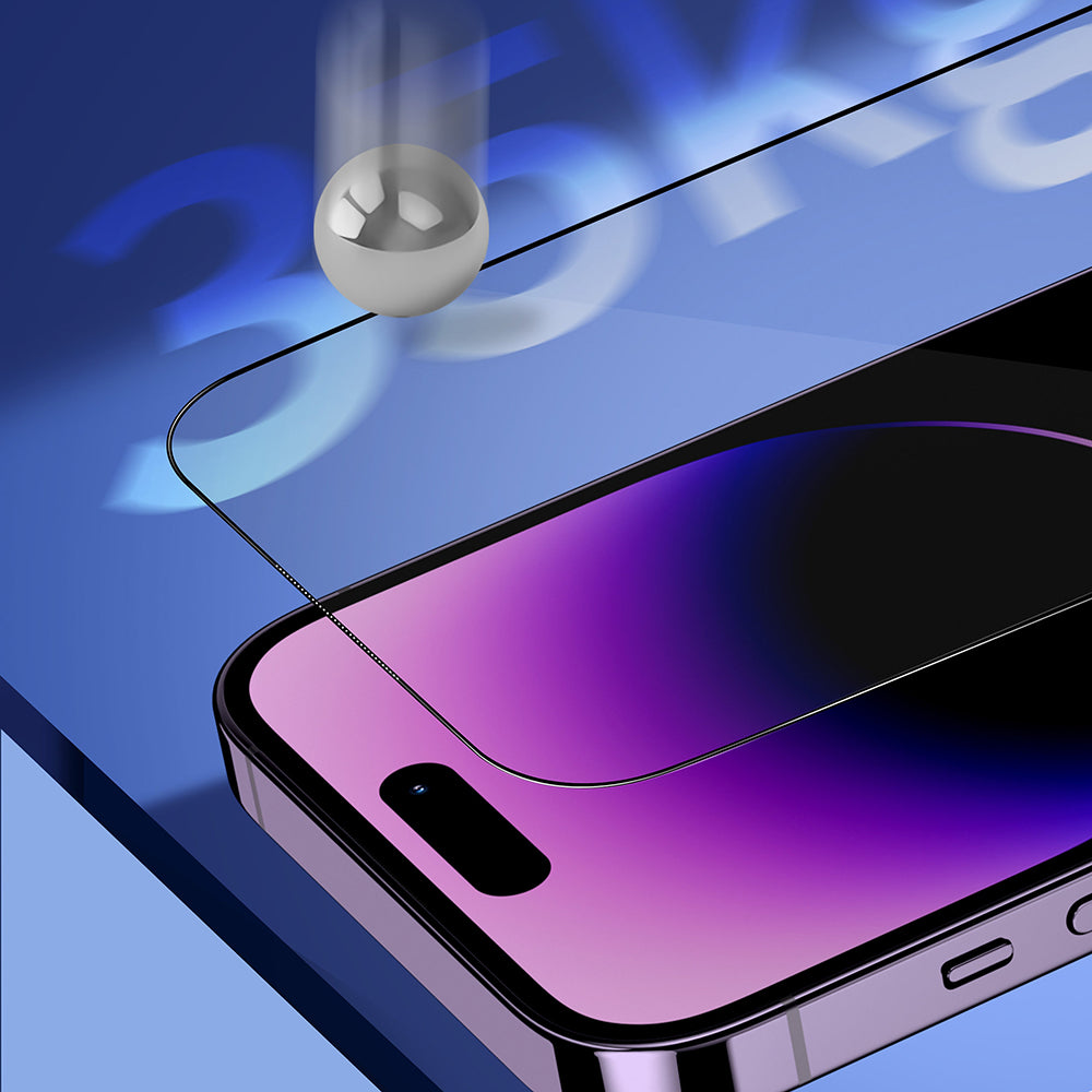 Blueo - Premium Sapphire Non Breaking / Scratching 9H Glass - iPhone 16 Pro Max / iPhone 17 Pro Max - Privacy