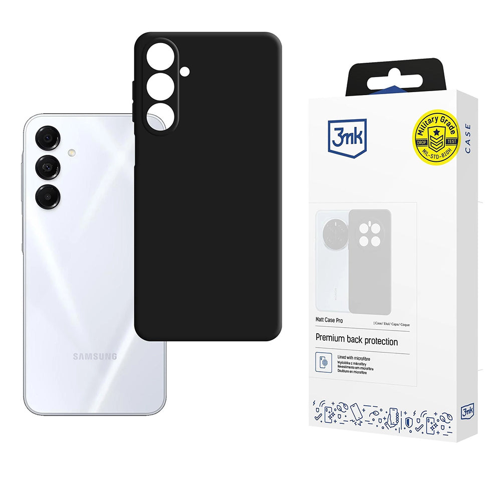 3mk - Matt Case Pro - Samsung Galaxy A17 5G / A17 4G - Black
