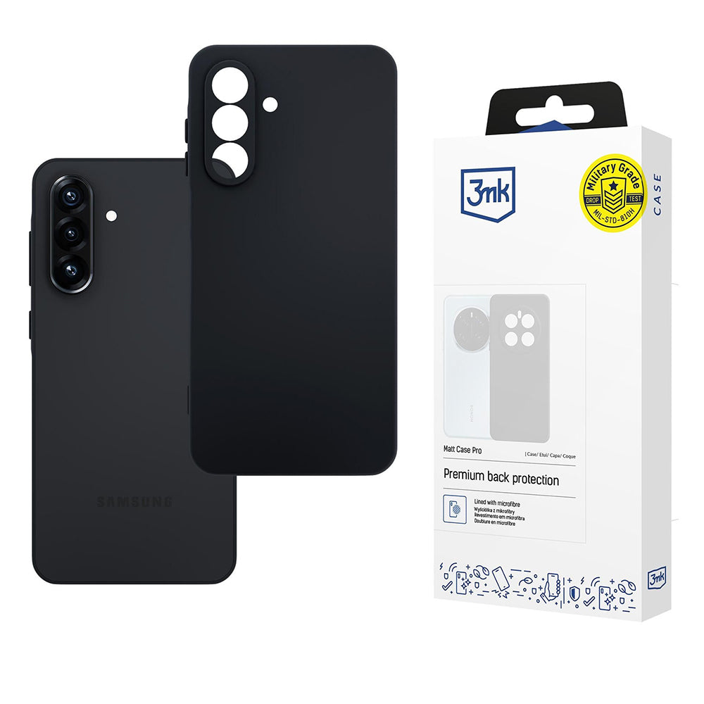 3mk - Matt Case Pro - Samsung Galaxy A26 5G - Black