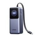 Ugreen - Power Bank PB723 (55365B) - with Built-in USB-C cable, USB, Type-C, Digital Display, 20000mAh, 130W - Grey