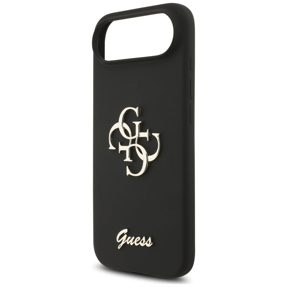 Husa pentru iPhone 17 Air - Guess Silicone Big 4G Script (GUHCP17MSC4GSMK) - Black