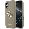 Husa pentru iPhone 17 - Guess Silicone Big 4G Script (GUHCP17SSC4GSMW) - Brown