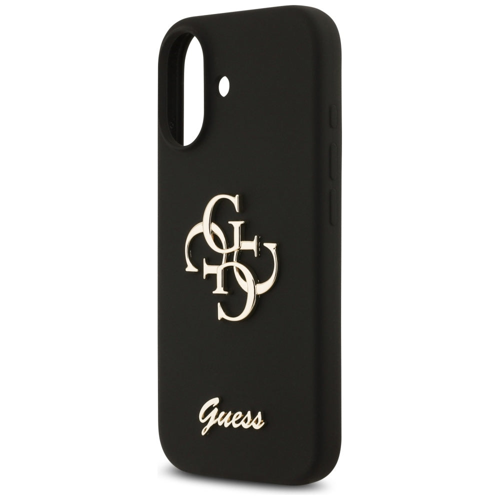 Husa pentru iPhone 17 - Guess Silicone Big 4G Script (GUHCP17SSC4GSMK) - Black