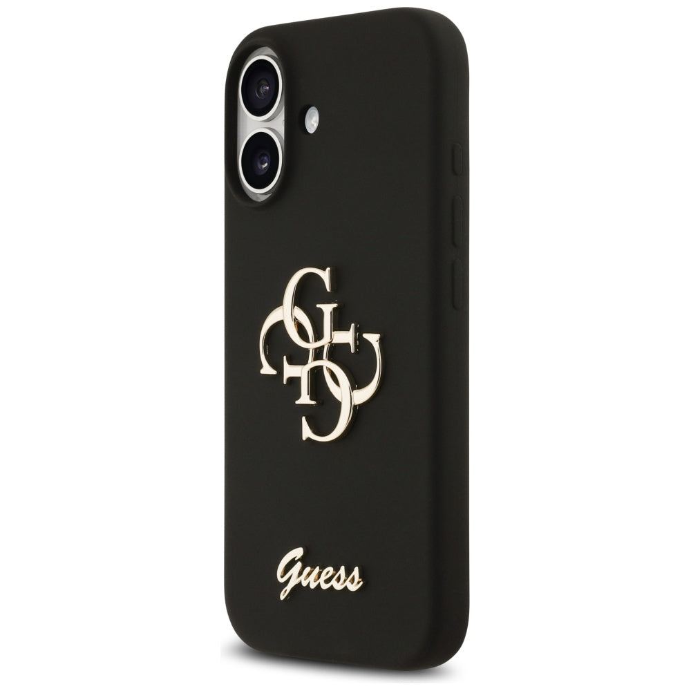 Husa pentru iPhone 17 - Guess Silicone Big 4G Script (GUHCP17SSC4GSMK) - Black