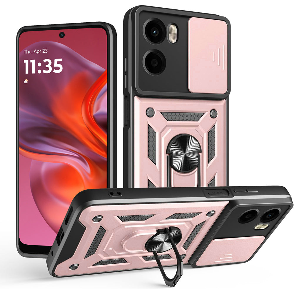 Techsuit - CamShield Series - Motorola Moto G05 / E15 - Rose Gold