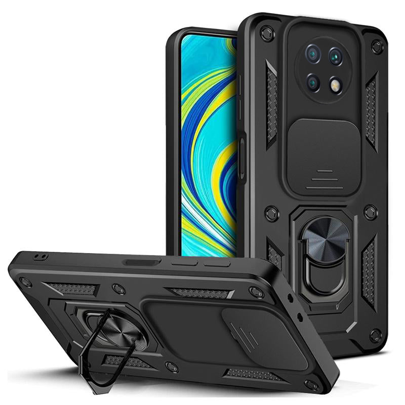 Husa de protectie Techsuit CamShield Series compatibil cu Xiaomi Redmi Note 9 5G, Negru